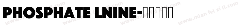phosphate lnine字体转换